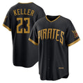 P.Pirates #23 Mitch Keller Player Black 2026 City Connect Home Game Fdoa Stitched Jerseys