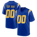 Custom LA.Chargers Royal Home Game Any Name & Numbers Gdoa Stitched Jerseys