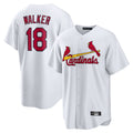 St. Louis Cardinals #18 Jordan Walker Player White Home Game Fdoa Stitched Jerseys