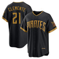 P.Pirates #21 Roberto Clemente Player Black 2026 City Connect Home Limited Fdoa Stitched Jerseys