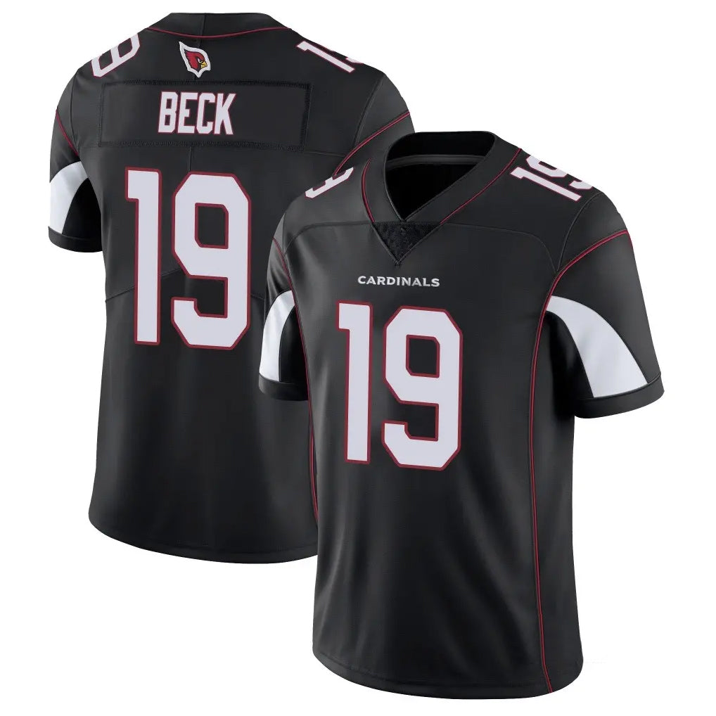 A.Cardinals #19 Carson Beck Player Black Vapor Limited Home Game Gdoa Stitched Jerseys