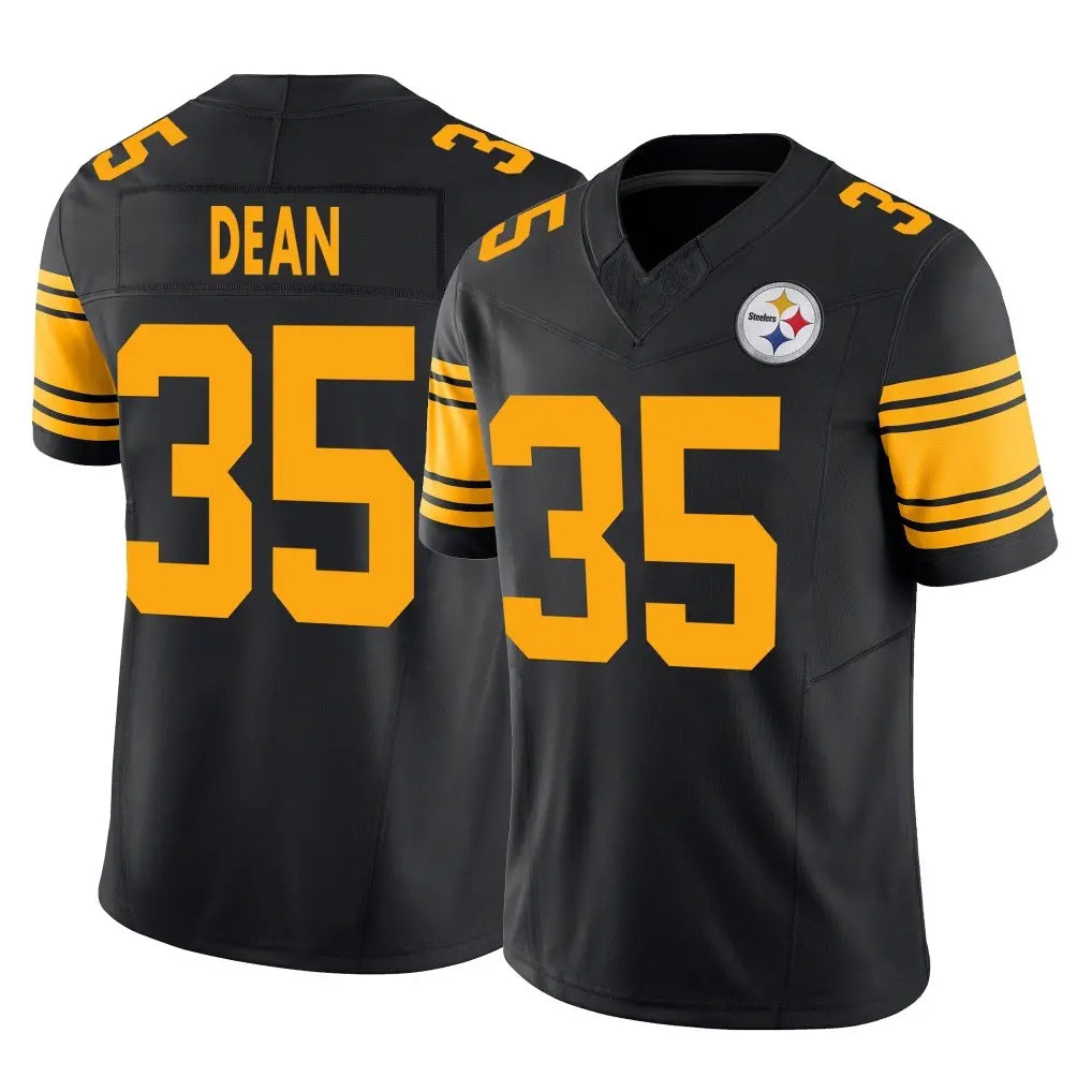 P.Steelers #35 Jamel Dean Player Black Limited 2nd Alternate Vapor F.U.S.E. Home Game Gdoa Stitched Jerseys