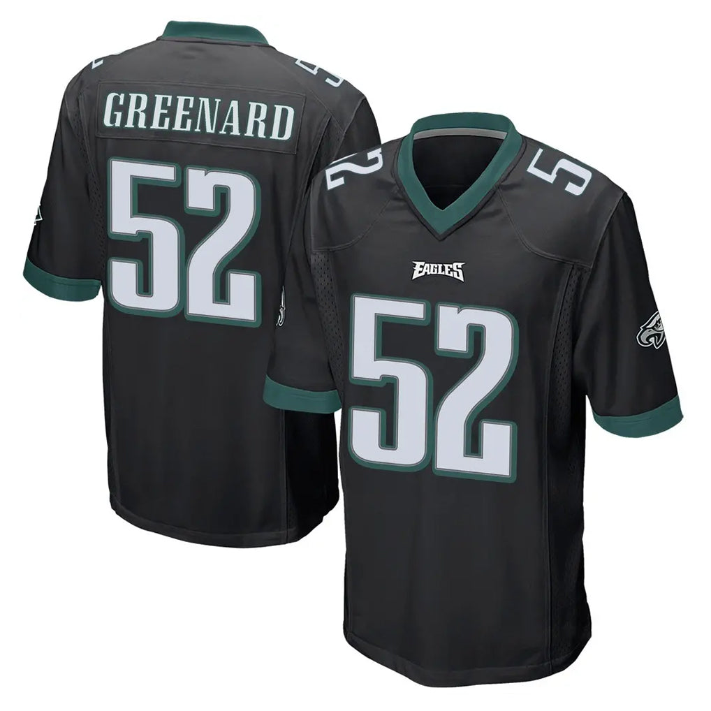 P.Eagles #52 Jonathan Greenard Player Black Home Game Gdoa Stitched Jerseys