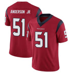 H.Texans #51 Will Anderson Jr. Player Red Limited Vapor Untouchable Home Game Gdoa Stitched Jerseys