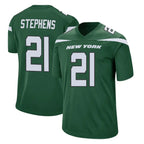 NY.Jets #21 Brandon Stephens Player Green Home Game Gdoa Stitched Jerseys