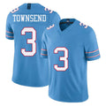 T.Titans #3 Tommy Townsend Player Light Blue Team Vapor F.U.S.E. Limited Home Game Gdoa Stitched Jerseys