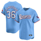 T.Rangers #36 Wyatt Langford Player Light Blue Home Limited Fdoa Stitched Jerseys