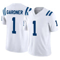 IN.Colts #1 Sauce Gardner Player White Limited Vapor F.U.S.E. Home Game Gdoa Stitched Jerseys