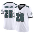 P.Eagles #26 Saquon Barkley Player White Limited Vapor F.U.S.E. Home Game Gdoa Stitched Jerseys