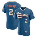 M.Brewers #2 Brice Turang Player Blue 2026 City Connect Home Limited Elite Fdoa Stitched Jerseys