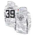 J.Jaguars #39 Cam Little Player Arctic Camo Salute to Service Hoodies Limited Game Gdoa Stitched Jerseys
