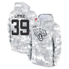 J.Jaguars #39 Cam Little Player Arctic Camo Salute to Service Hoodies Limited Game Gdoa Stitched Jerseys