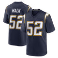 LA.Chargers #52 Khalil Mack Player Navy Alternate Home Game Gdoa Stitched Jerseys