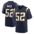 LA.Chargers #52 Khalil Mack Player Navy Alternate Home Game Gdoa Stitched Jerseys