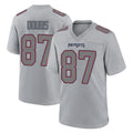 NE.Patriots #87 Romeo Doubs Player Gray Fashion Limited Home Game Gdoa Stitched Jerseys