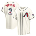 A.Diamondbacks #2 Geraldo Perdomo Player Cream USA 250 Fourth of July Home Game Gdoa250Ys Stitched Jerseys