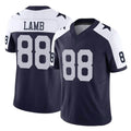 D.Cowboys #88 CeeDee Lamb Player Navy-White Limited Alternate Vapor F.U.S.E. Home Game Gdoa Stitched Jerseys
