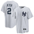 NY.Yankees #2 Derek Jeter Player White Game Home Fdoa Stitched Jerseys