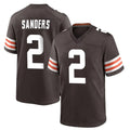 C.Browns #2 Shedeur Sanders Player Brown Home Game Gdoa Stitched Jerseys