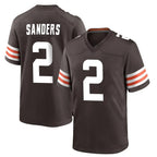 C.Browns #2 Shedeur Sanders Player Brown Home Game Gdoa Stitched Jerseys