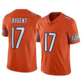C.Bears #17 Tyson Bagent Player Orange Alternate Vapor Limited Home Game Gdoa Stitched Jerseys