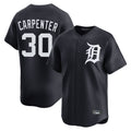 D.Tigers #30 Kerry Carpenter Player Navy Home Limited Game Gdoa Stitched Jerseys