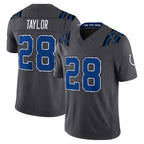 IN.Colts #28 Jonathan Taylor Player Anthracite Limited 2026 Rivalries Collection Home Game Gdoa Stitched Jerseys