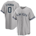NY.Yankees #0 Marcus Stroman Player Gray Road Game Fdoa Stitched Jerseys
