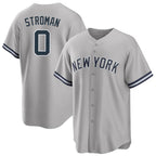 NY.Yankees #0 Marcus Stroman Player Gray Road Game Fdoa Stitched Jerseys