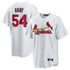 St. Louis Cardinals #54 Sonny Gray Player White Home Game Fdoa Stitched Jerseys