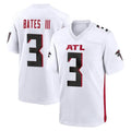 A.Falcons #3 Jessie Bates III Player White Home Game Gdoa Stitched Jerseys