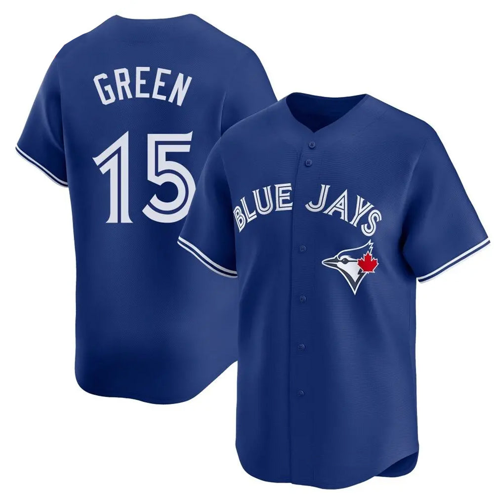 T.Blue Jays #15 Chad Green Player Royal Home Limited Fdoa Stitched Jerseys