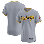 P.Pirates ## Pirates Blank Player Gray Road Home Limited Elite Fdoa Stitched Jerseys