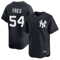 NY.Yankees #54 Max Fried Player Navy Limited Game Fdoa Stitched Jerseys