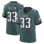 P.Eagles #33 Cooper DeJean Player Green Home Game Gdoa Stitched Jerseys
