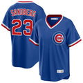 C.Cubs #23 Ryne Sandberg Player Royal T-shirt Cooperstown Collection Limited Gdoa Stitched Jerseys