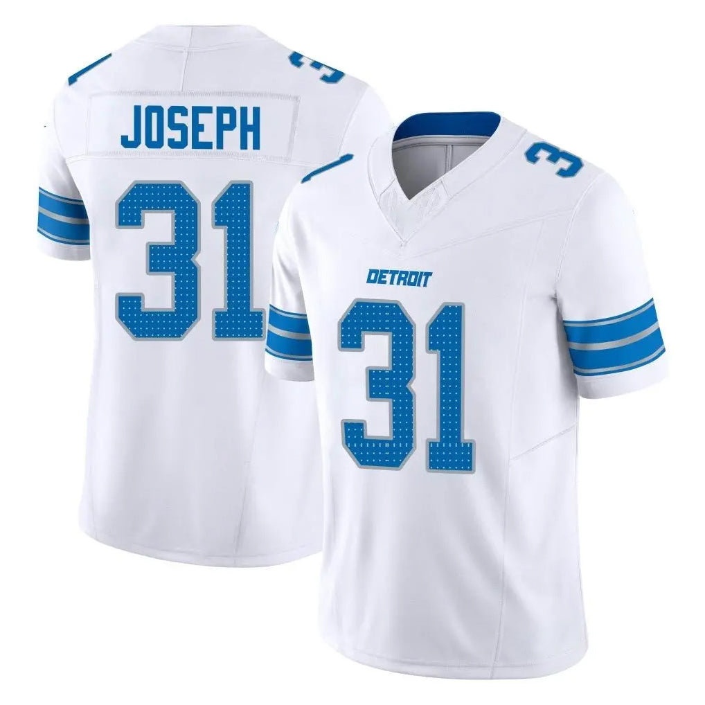 D.Lions #31 Kerby Joseph Player White Limited Vapor F.U.S.E. Alternate Home Game Gdoa Stitched Jerseys
