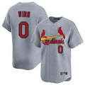 St. Louis Cardinals #0 Masyn Winn Player Gray Home Limited Fdoa Stitched Jerseys