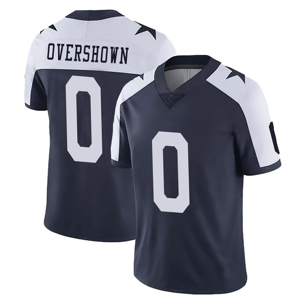 D.Cowboys #0 DeMarvion Overshown Player Navy-White Limited Alternate Vapor Untouchable Home Game Gdoa Stitched Jerseys