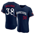 M.Twins #38 Matt Wallner Player Navy Replica Home Limited Elite Fdoa Stitched Jerseys