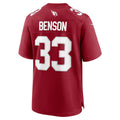 A.Cardinals #33 Trey Benson Player Cardinal Home Game Gdoa Stitched Jerseys