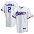 T.Rangers #2 Marcus Semien Player White Replica Game Fdoa Stitched Jerseys