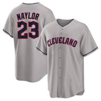 C.Guardians #23 Bo Naylor Player Gray Game Home Gdoa Stitched Jerseys