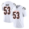 C.Bengals #53 Boye Mafe Player White Vapor Untouchable Limited Home Game Gdoa Stitched Jerseys