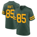 GB.Packers #85 Tucker Kraft Player Green Alternate Home Game Gdoa Stitched Jerseys