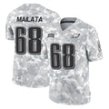 P.Eagles #68 Jordan Mailata Player Arctic Camo Salute to Service Limited Game Gdoa Stitched Jerseys