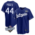 LA.Dodgers #44 Andy Pages Player Royal World Series Game Fdoa Stitched Jerseys