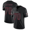 A.Falcons #70 Jake Matthews Player Black Limited Elite Game Gdoa Stitched Jerseys