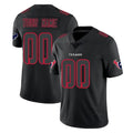 Custom H.Texans Black Impact Limited Game Any Name & Numbers Gdoa Stitched Jerseys