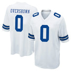 D.Cowboys #0 DeMarvion Overshown Player White Home Game Gdoa Stitched Jerseys